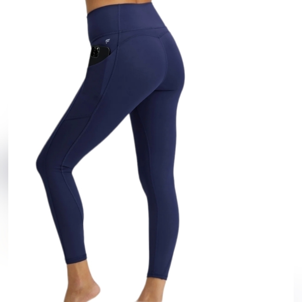 Fabletics Oasis PureLuxe High-Waisted 7/8 Legging navy blue size XS